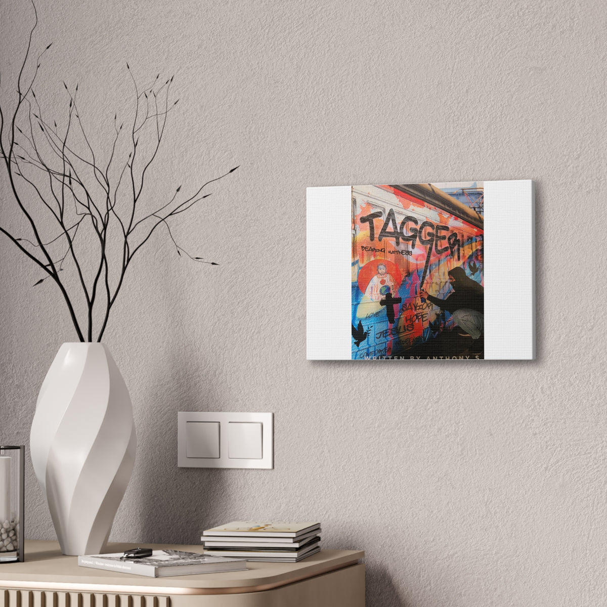 Urban Street Art Graffiti Canvas Wall Poster – Kids Room & Teen Bedroom Decor