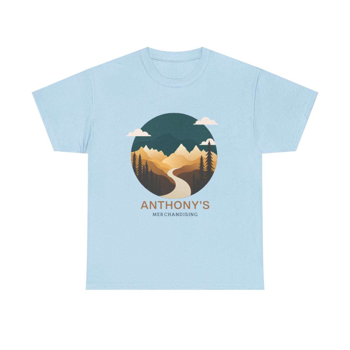 Urban Mountain Graphic Tee for Kids – Inspirational Nature Print T-Shirt