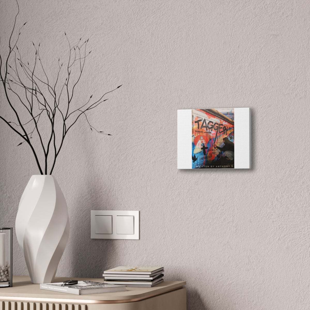 Urban Street Art Graffiti Canvas Wall Poster – Kids Room & Teen Bedroom Decor