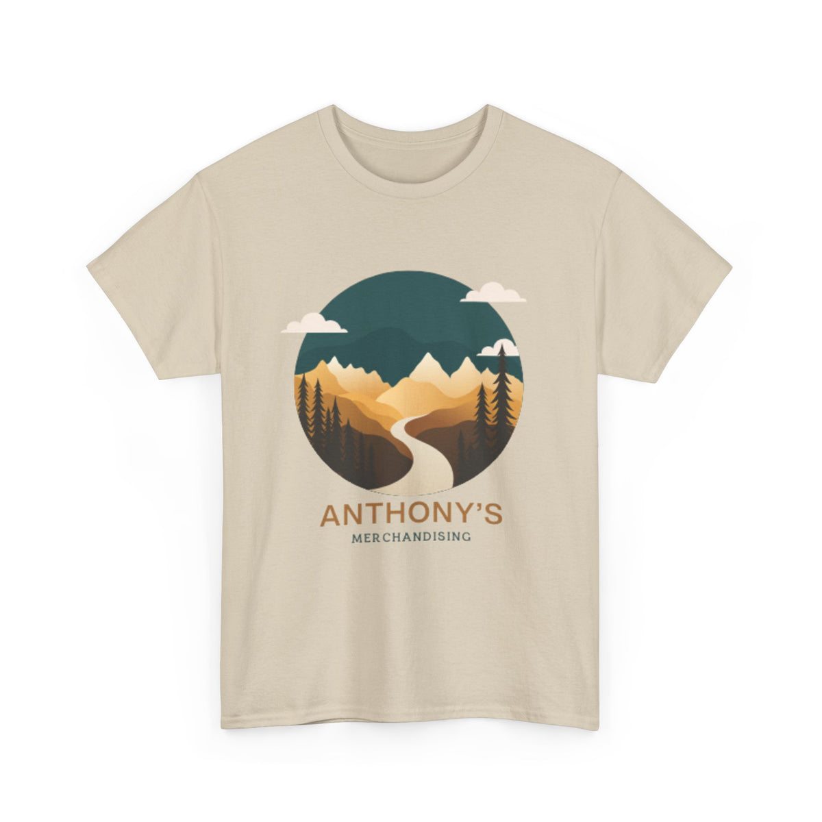 Urban Mountain Graphic Tee for Kids – Inspirational Nature Print T-Shirt