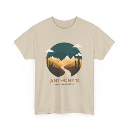 Urban Mountain Graphic Tee for Kids – Inspirational Nature Print T-Shirt