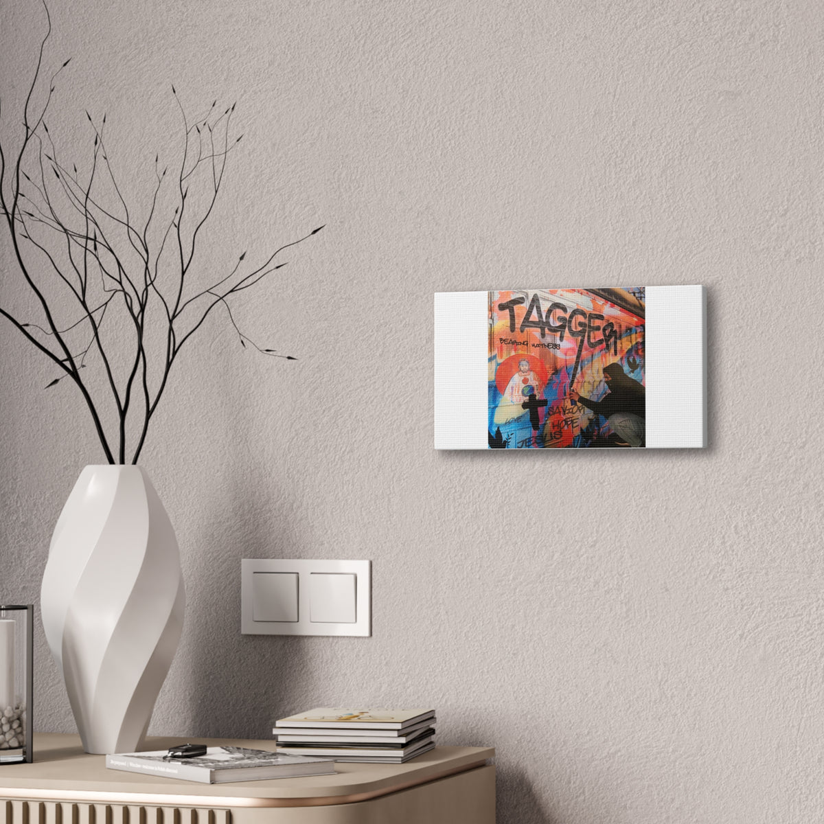 Urban Street Art Graffiti Canvas Wall Poster – Kids Room & Teen Bedroom Decor