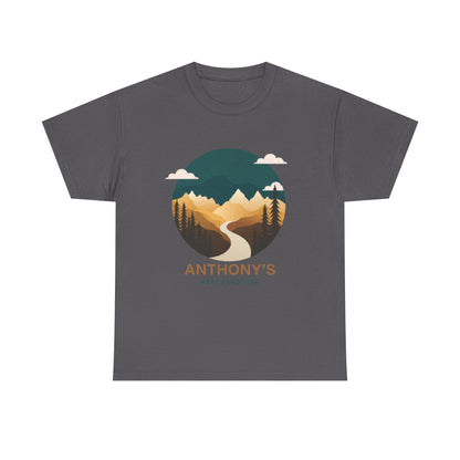 Urban Mountain Graphic Tee for Kids – Inspirational Nature Print T-Shirt