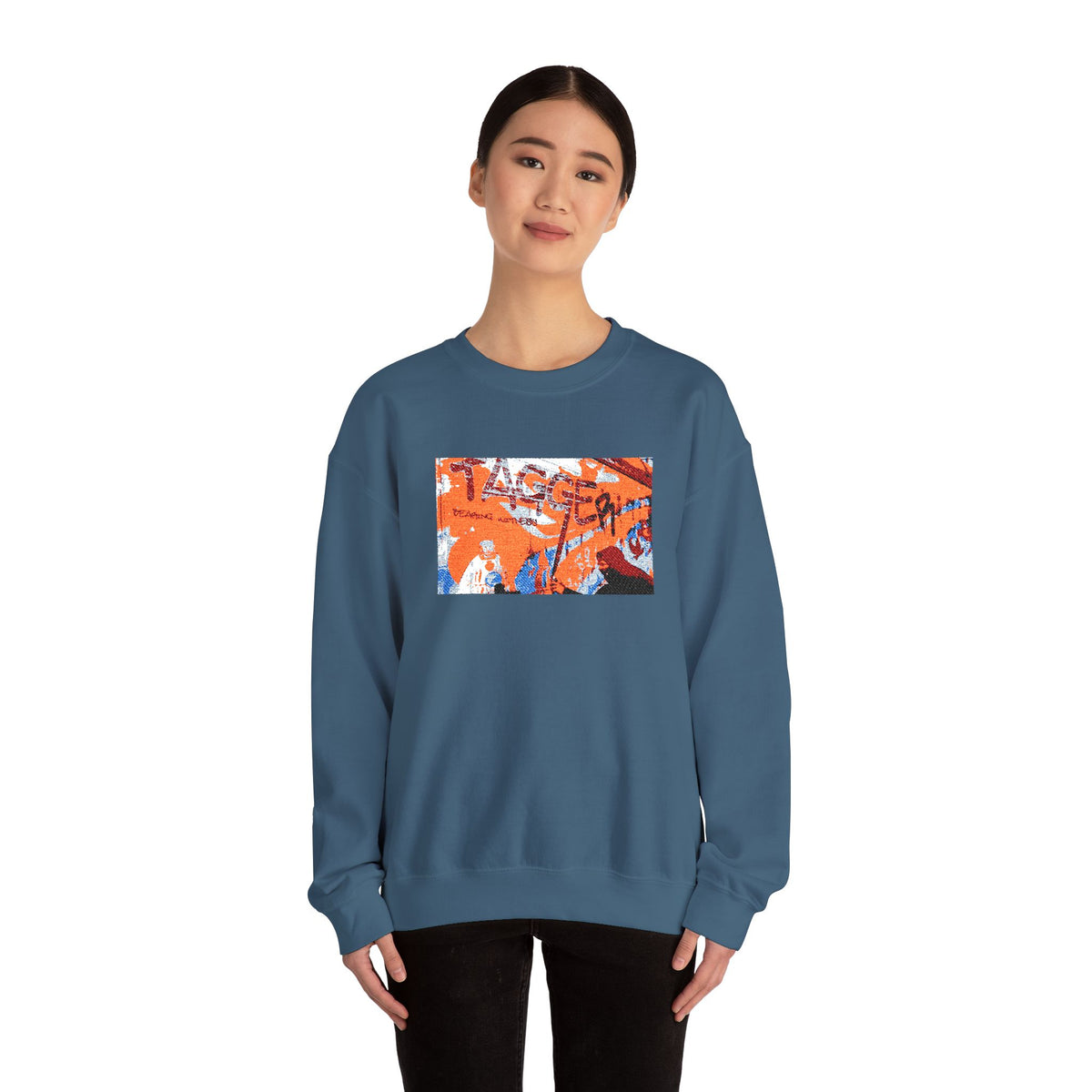 Abstract Art Crewneck Sweatshirt for Kids & Teens – Urban Graphic Streetwear