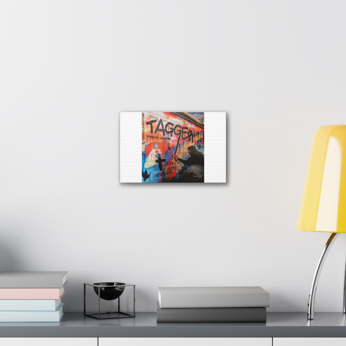 Urban Street Art Graffiti Canvas Wall Poster – Kids Room & Teen Bedroom Decor