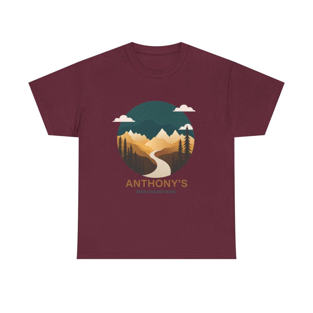 Urban Mountain Graphic Tee for Kids – Inspirational Nature Print T-Shirt
