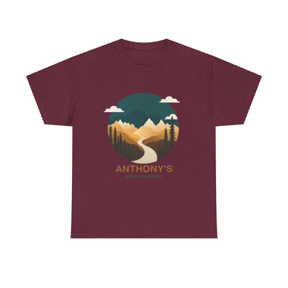 Urban Mountain Graphic Tee for Kids – Inspirational Nature Print T-Shirt