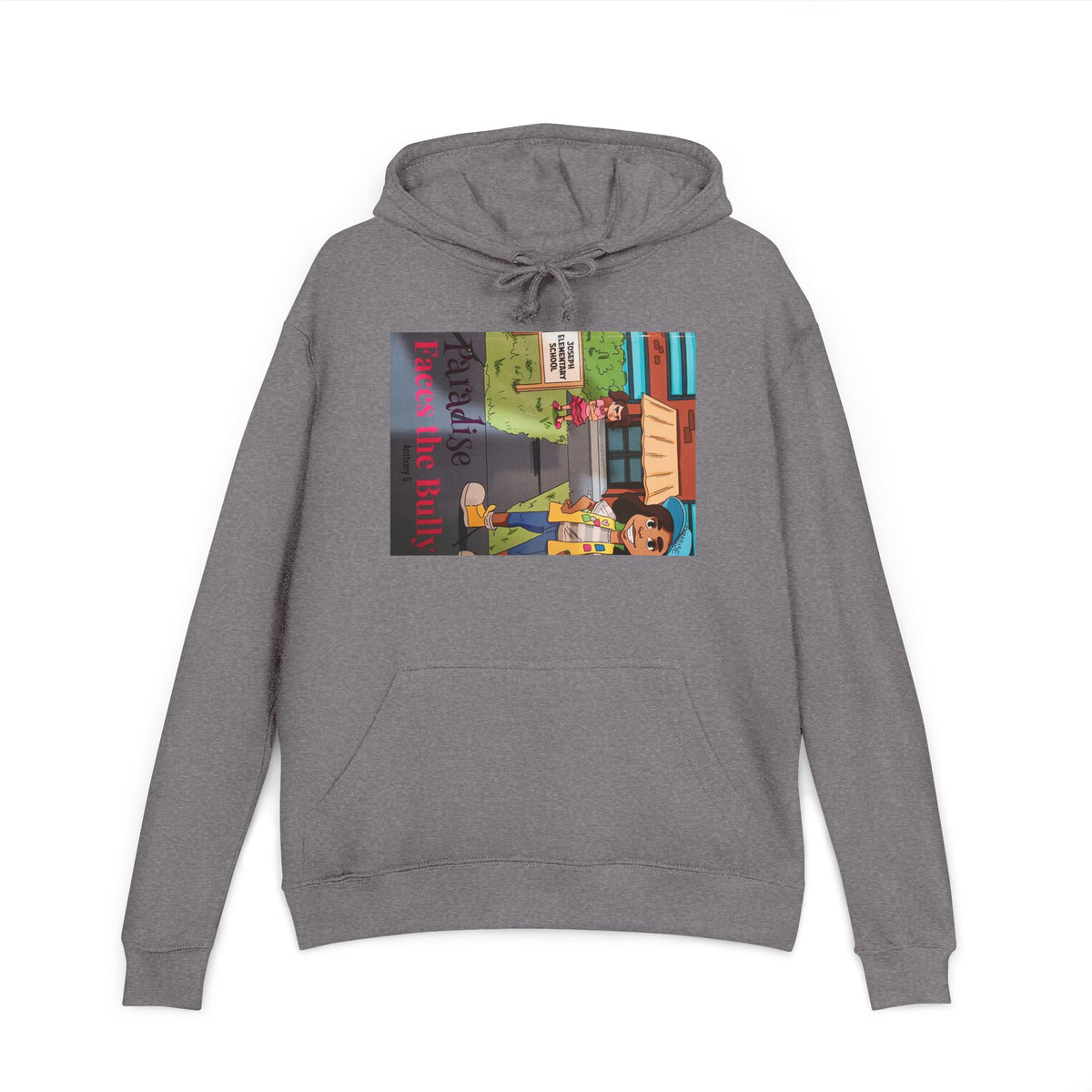 Anti-Bullying Kids Hoodie – Paradise Faces the Bully Storybook Graphic Sweatshirt