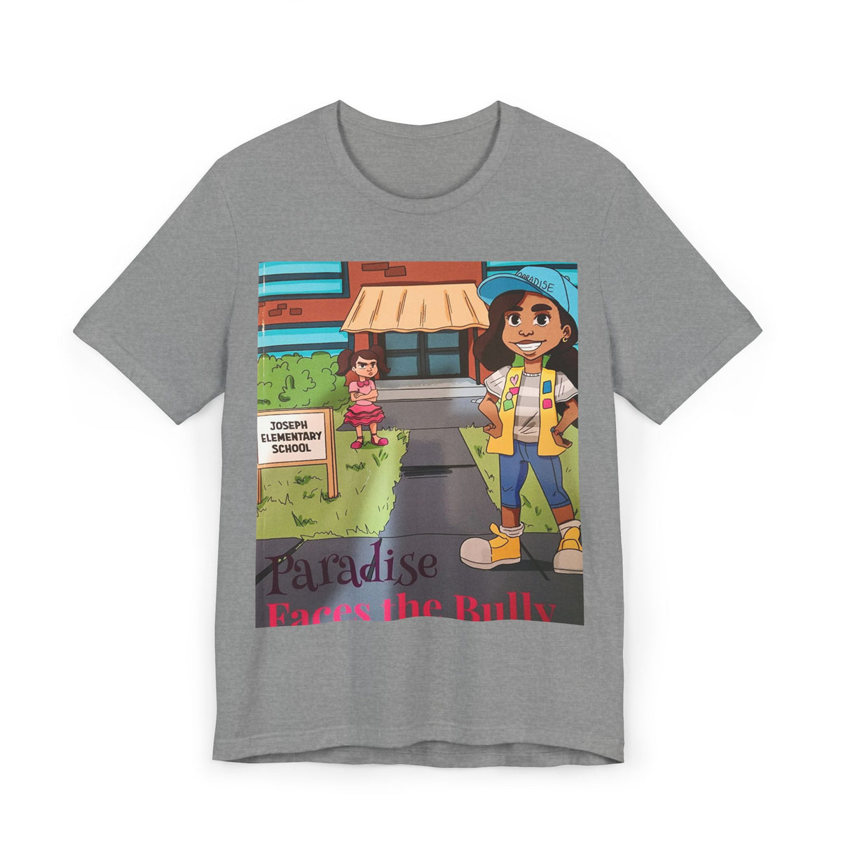 Anti-Bullying Kids Graphic Tee – Paradise Faces the Bully Inspirational T-Shirt