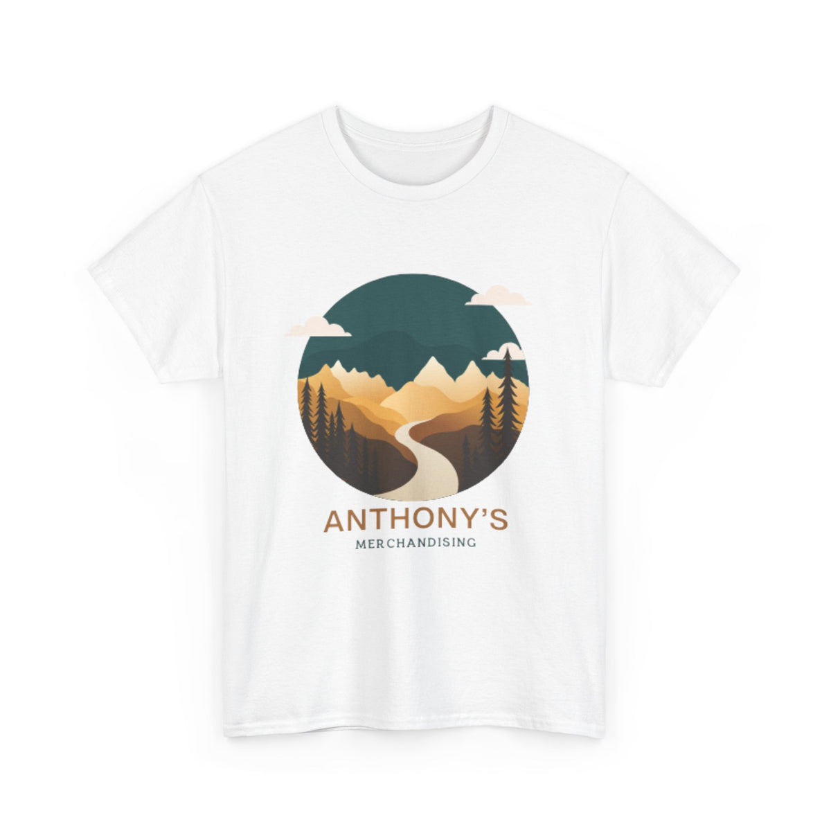 Urban Mountain Graphic Tee for Kids – Inspirational Nature Print T-Shirt