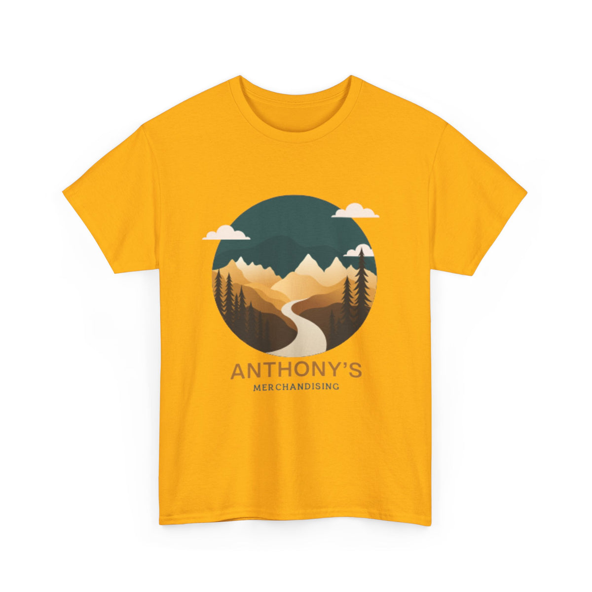 Urban Mountain Graphic Tee for Kids – Inspirational Nature Print T-Shirt