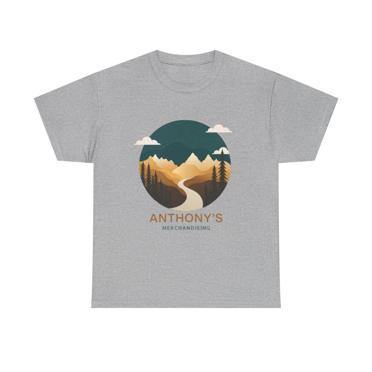 Urban Mountain Graphic Tee for Kids – Inspirational Nature Print T-Shirt