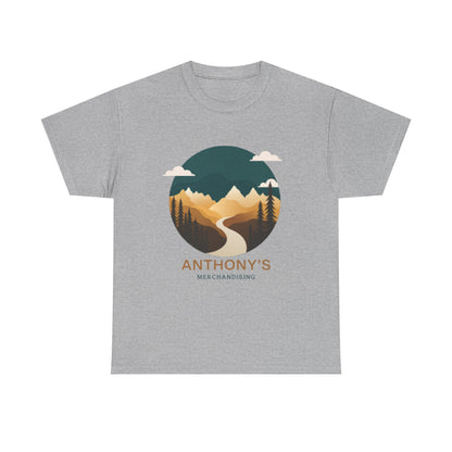 Urban Mountain Graphic Tee for Kids – Inspirational Nature Print T-Shirt