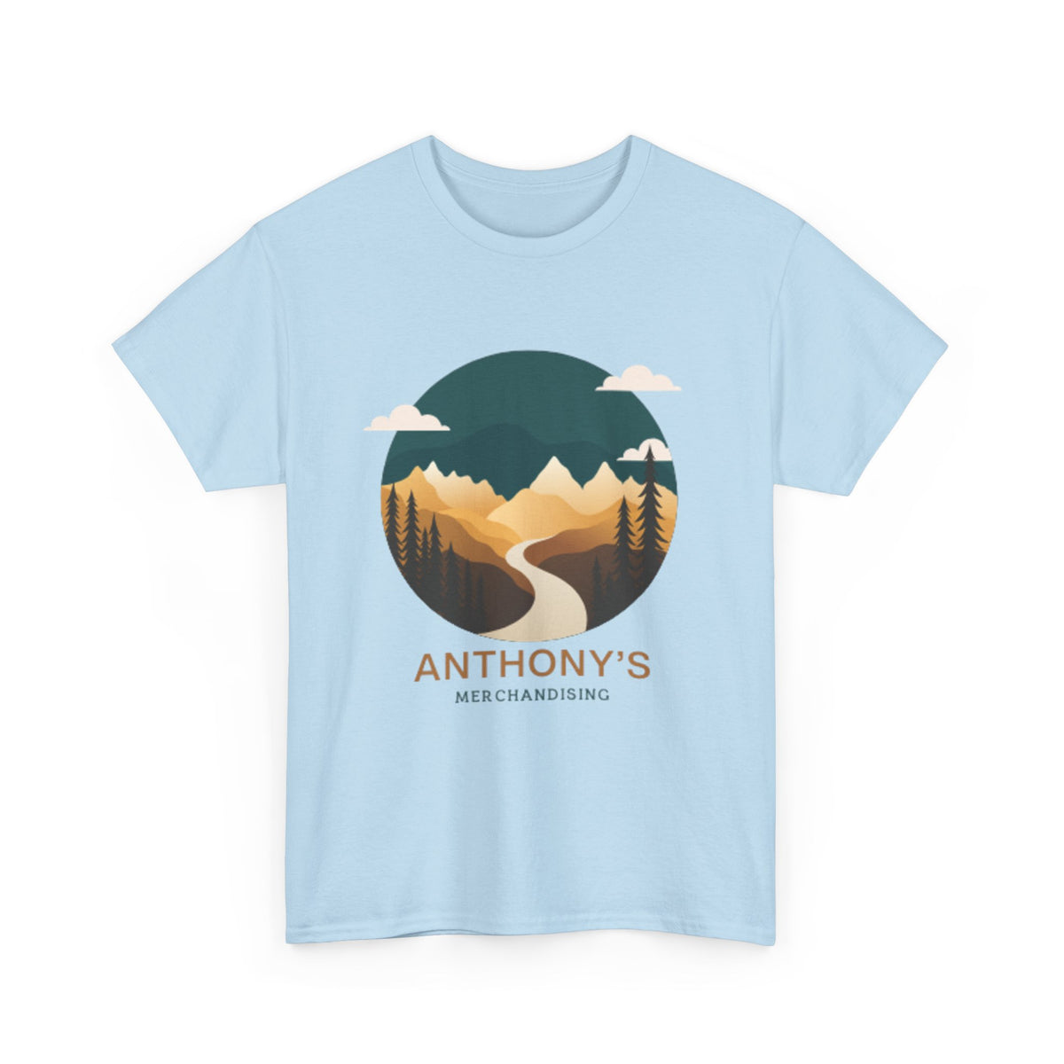 Urban Mountain Graphic Tee for Kids – Inspirational Nature Print T-Shirt