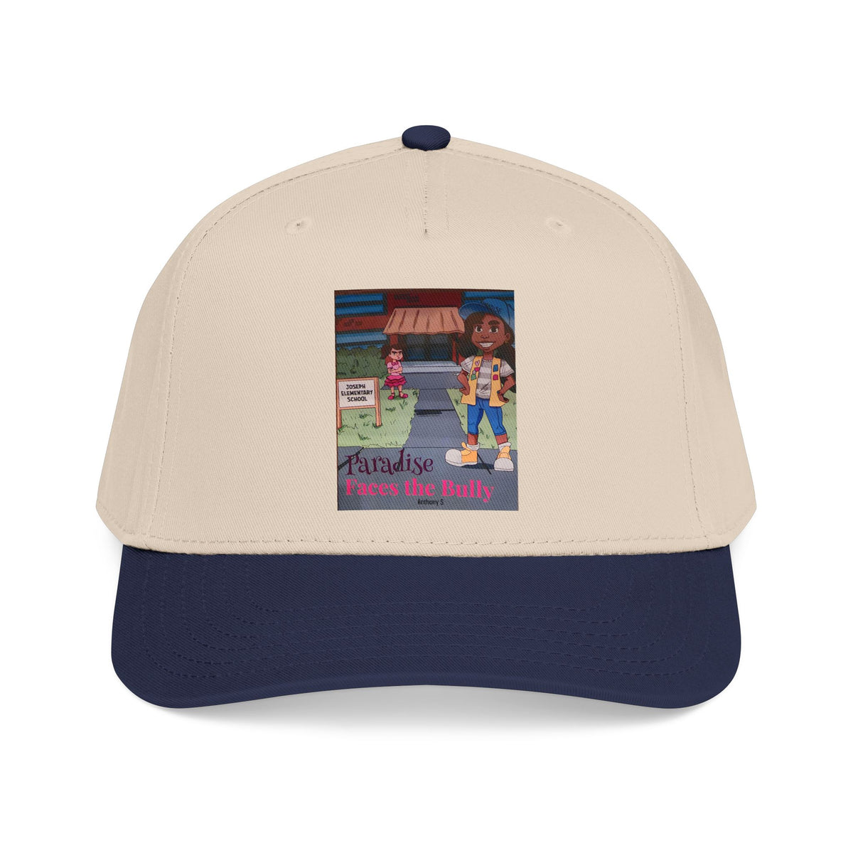 Anti-Bullying Kids Baseball Cap – Paradise Faces the Bully Graphic Hat
